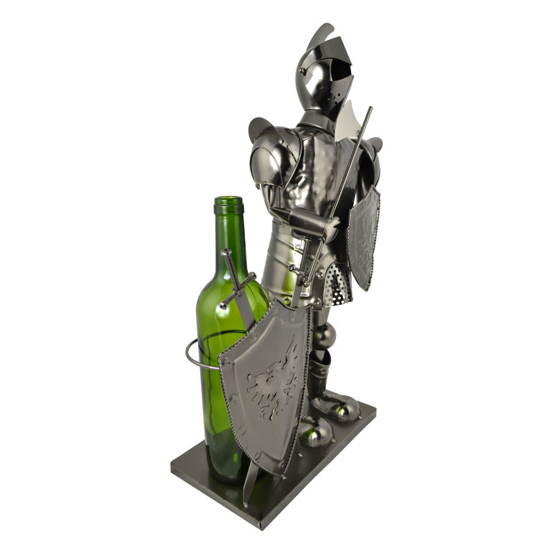 20" Large Metal knight Bottle Holder