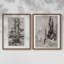 «Vintage Landscape XL», impression giclée sur cadre - ensemble de 2-1194882751-1194882747