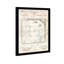 Baseball Game 1887 Parchment - Reproduction d'art graphique sur papier encadré