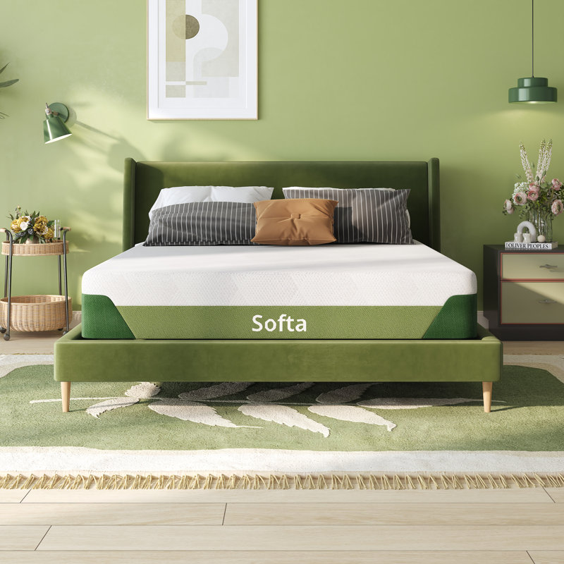 Cooling Gel Memory Foam Mattress with Bamboo Cover – Fiberglass-Free, Medium Firm, CertiPUR-US Certified, Extra-long Twin
