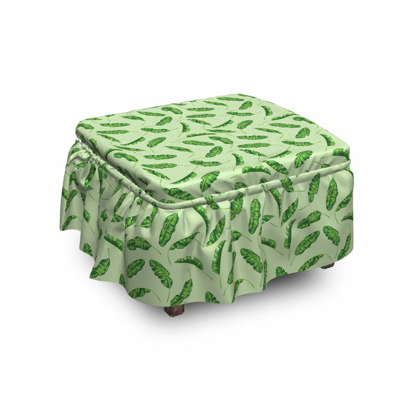 Box Cushion Ottoman Slipcover