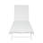 Outdoor Chaise Lounge Set Of 2, 5-Position Adjustable Backrest, White Steel Frame With Textilene Seat For Patio And Poolside Relaxation