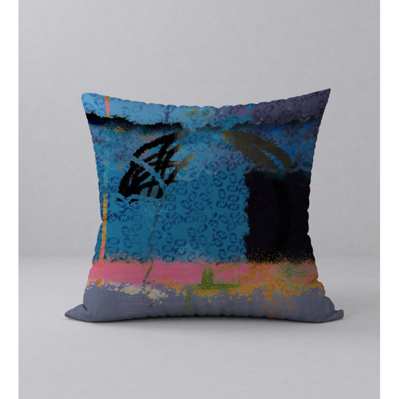 Housse de coussin carrée et insert Deirdra, H 24 po x l 24 po x p 6 po