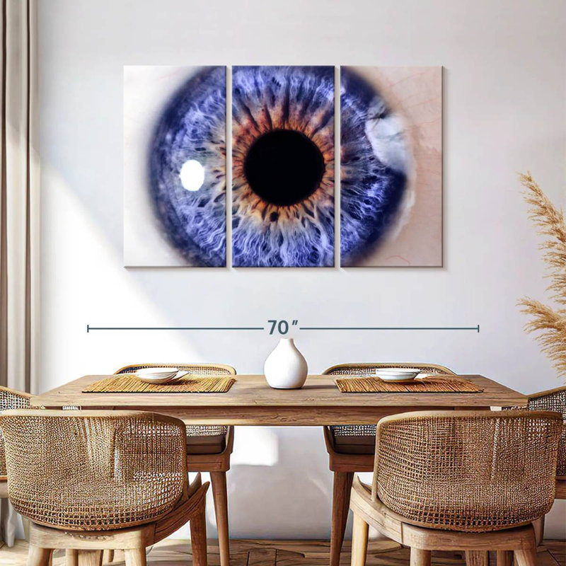 Alcaraz Deep Blue Eye, 36" H x 57" W