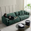 Coussin de canapé modulaire en polyester vert-1190306349