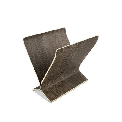 Solid Wood Free Standing Magazine Rack