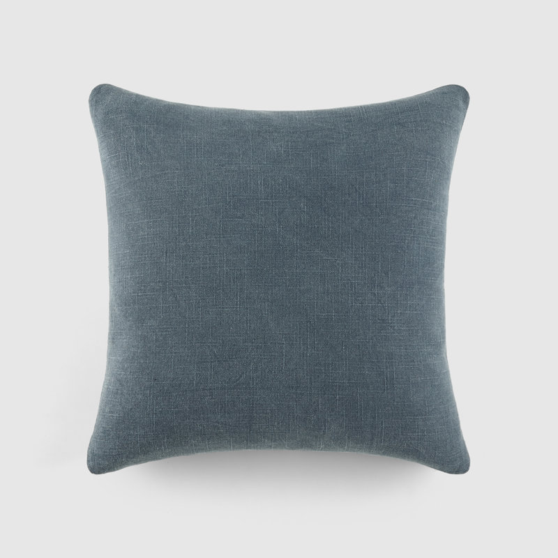 Coussin en coton Cearra, Marine