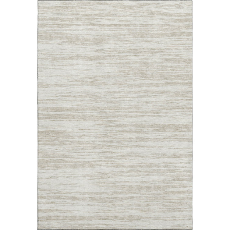 Premium Machine Washable Prisco Ivory Rug