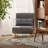 33'' H Modern Kentyn Chair Bed: Upholstered, Adjustable Backrest & Versatile Seating