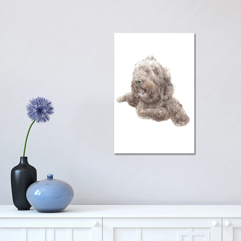 Labradoodle by Wandering Laur - Wrapped Canvas Print, 45.72cm H x 30.48cm W x 1.91cm D
