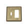 Rope 2-Gang Toggle Light Switch / Rocker Combination Wall Plate