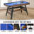 Portable Pool Table RayChee 54' Bumper Pool Table with Leg Levelers-95993153