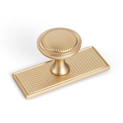 1 1/3" Mushroom Knob With Backplate(G017)