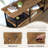 Industrial Tv Stand With Open Storage And Fabric Drawers For 55-65 Inch Tvs – Perfect For Living Room And Bedroom.-127207516-127207518
