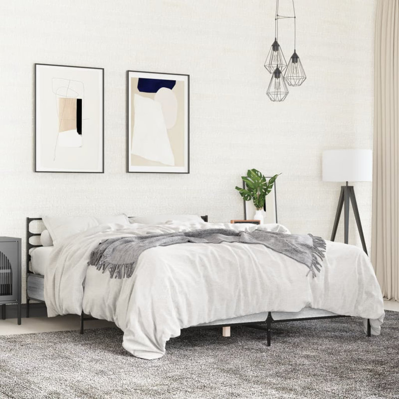 Achillefs Bed, Grey Sonoma, Kingsize (5')