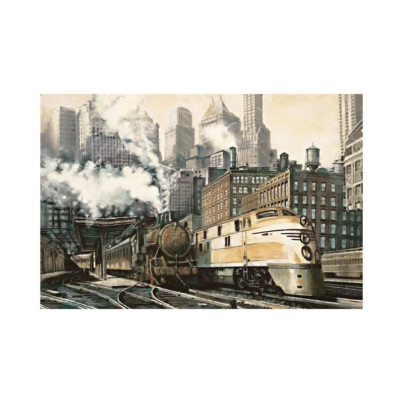 The Station, Chicago by Matthew Daniels - Wrapped Canvas Gallery-Wrapped Canvas Giclée, 20.32 cm H x 30.48 cm W