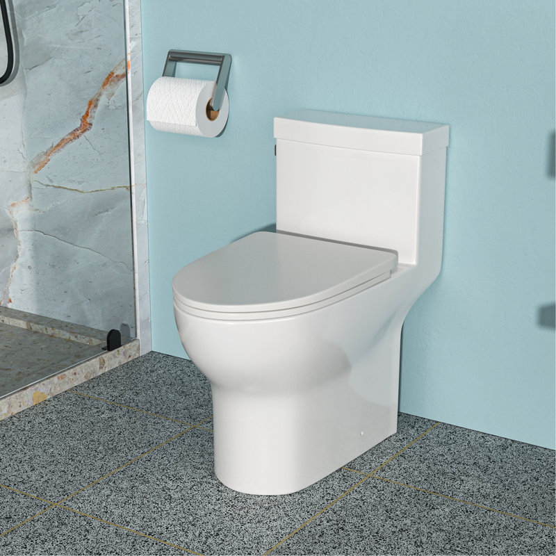 Toilette une pièce en céramique