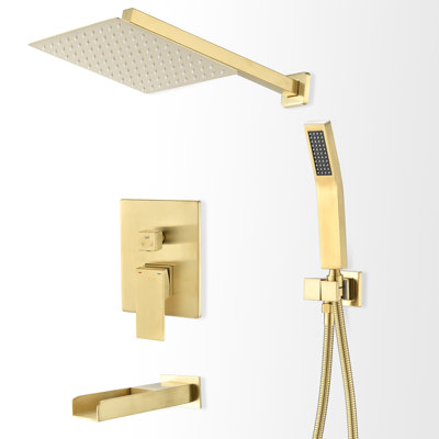 Complete Shower System with Rough in-Valve