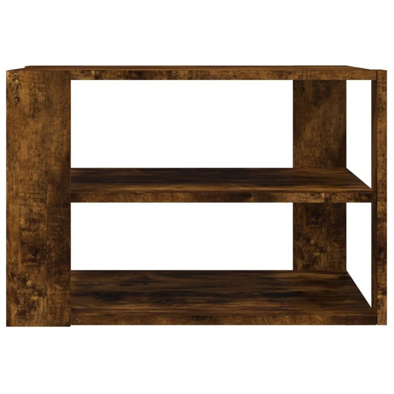 Nykiah Open Coffee Table, Smoked Oak