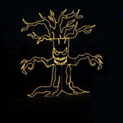 Halloween Dynamic RGBWW LED Haunted Tree