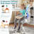 Adjustable Height Kids Desk Chair With Sit-locking Casters, Study Computer Chair With Armrest-273426945