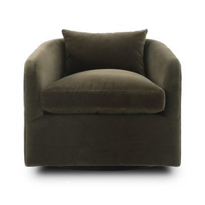Redmond Upholstered Swivel Armchair