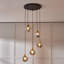 Rotan 5 - Light Cluster Pendant