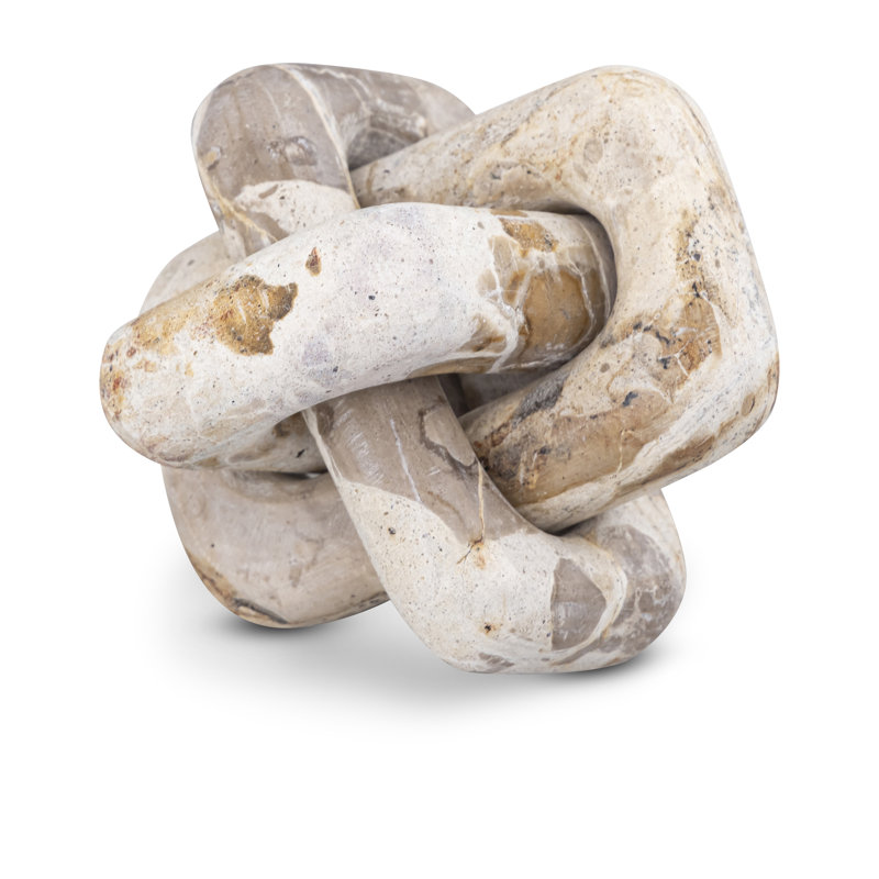 Bond Marble Decorative Object, Beige