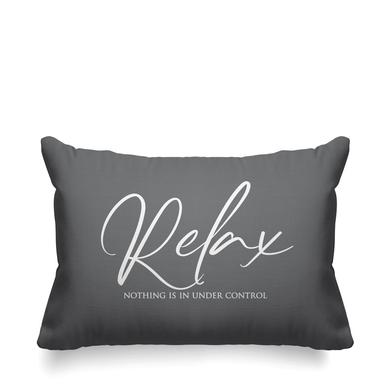Aspire Outdoor Reversible Throw Pillow, Gray