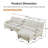 4-Seater L-Shaped Sectional-149061268