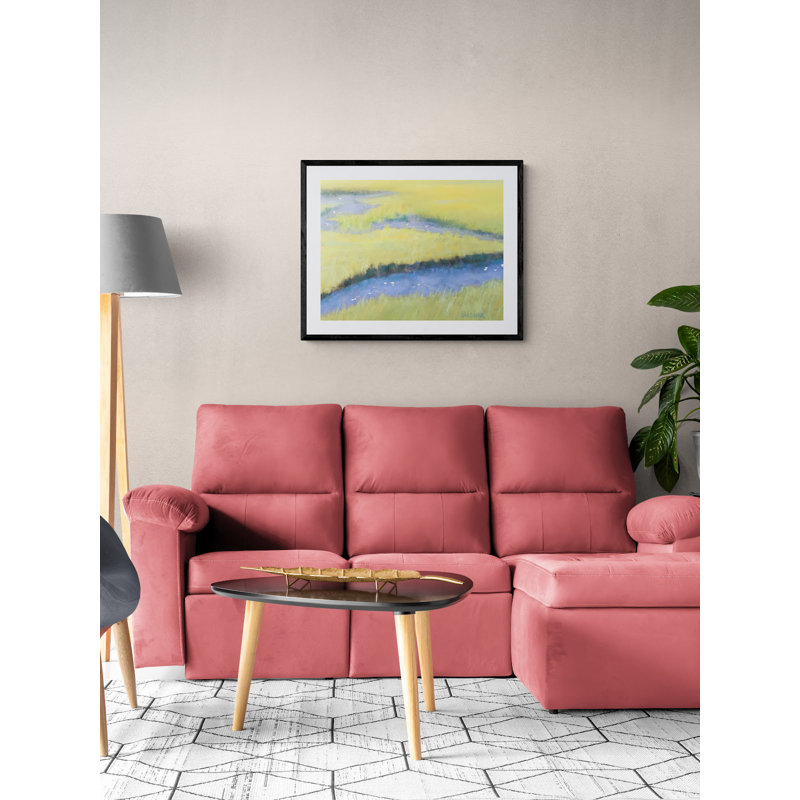 Summer's Song Print by Dina Gardner, No Mat, 19" H x 25" W x 2" D, Black Framed Canvas
