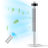 Antarctic Star Tower Fans for Home, 35" Standing Floor Fan with Remote, 85° Oscillating Fan, 24 ft/s High Velocity, LED Display |  3 Speeds, 3 Modes, 12H Timer| Whisper-Quiet Bedroom-111912562