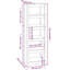 Shinn 154cm H Solid Wood Standard Bookcase-1379787074-1379787077