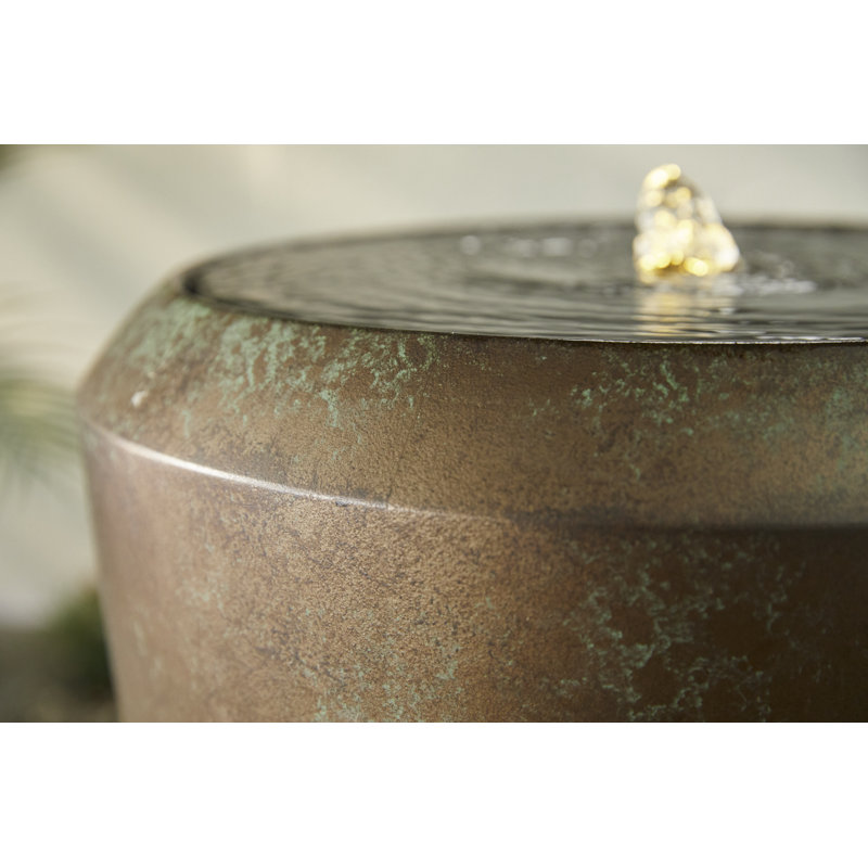 Fountain with Lights, 70cm H x 44cm W x 44cm D