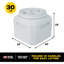 Contenant alimentaire en plastique 30 gallons ToccoLeggero