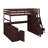 Full-Size Raised Bed Featuring 7 Drawers, 2 Display Shelves, And A Work Desk-123407120-123407122