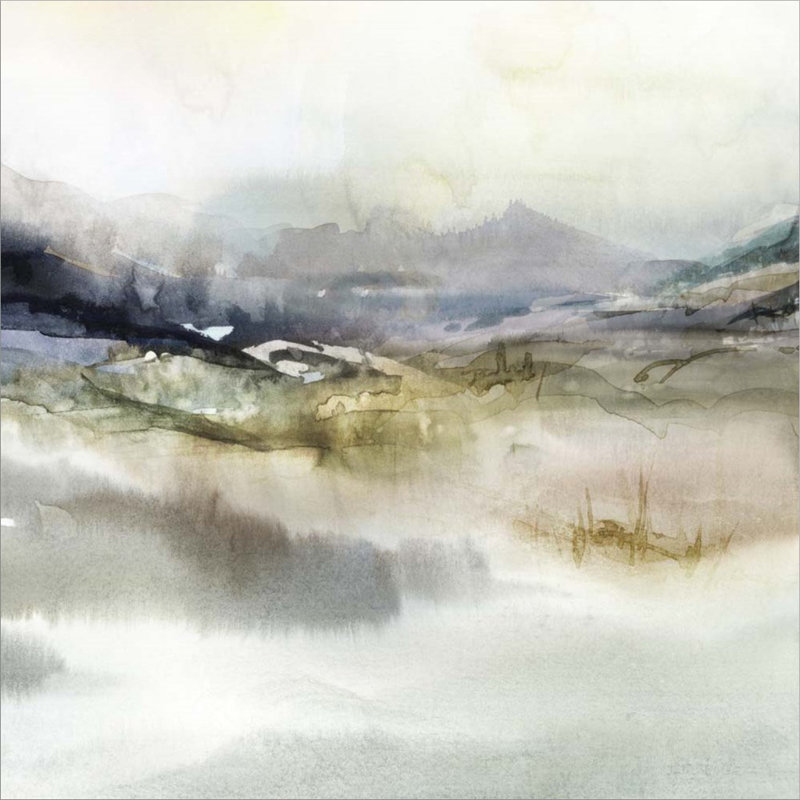 «Epilogue II» par Isabelle Z, art mural sur toile, H 24 po x l 24 po x P 1,5 po