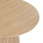 Table de salle à manger ronde de table de salle à manger moderne en bois de 47,24 po