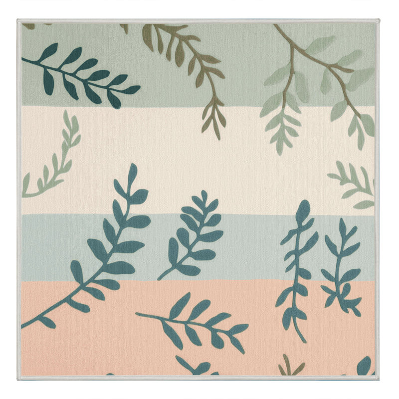 Sunset Orchard Rug, Square 3'