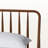 Spirea Walnut Brown Queen Platform Bed with Spindle Headboard, 39.32'' H X 64.62'' W X 86.68'' L