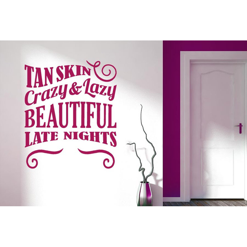 Non-Wall Damaging Wall Decal, Medium, Violet