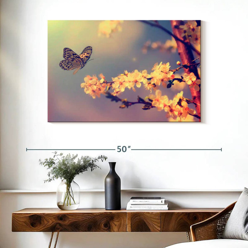 Brampt Dazzling Butterfly, 26" H x 39" W