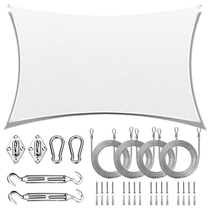Toile d'ombrage rectangulaire Royal, Brun, 20 pi x 10 pi