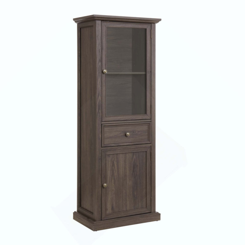 Storage Cabinet, Freestanding Cabinet With Glass Door And Shelves, Sideboard Cabinet, Cabinet With Drawer For Living Room, Kitchen, Dining Room, Office