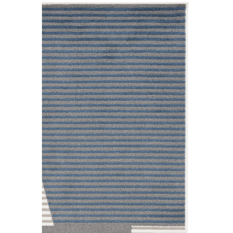 Pyramid Performance Striped Rug, Runner 2'2" x 8'