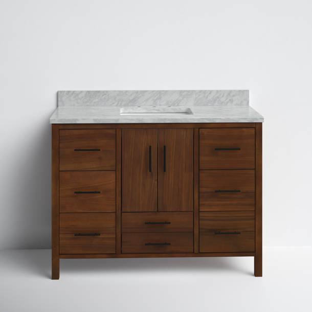 AllModern Kiara 60'' Single Bathroom Vanity with Stone Top & Reviews ...