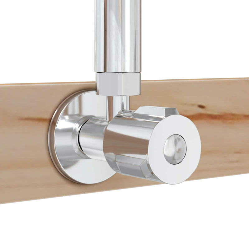 Outdoor Shower and Footwash Spout, Light Oak