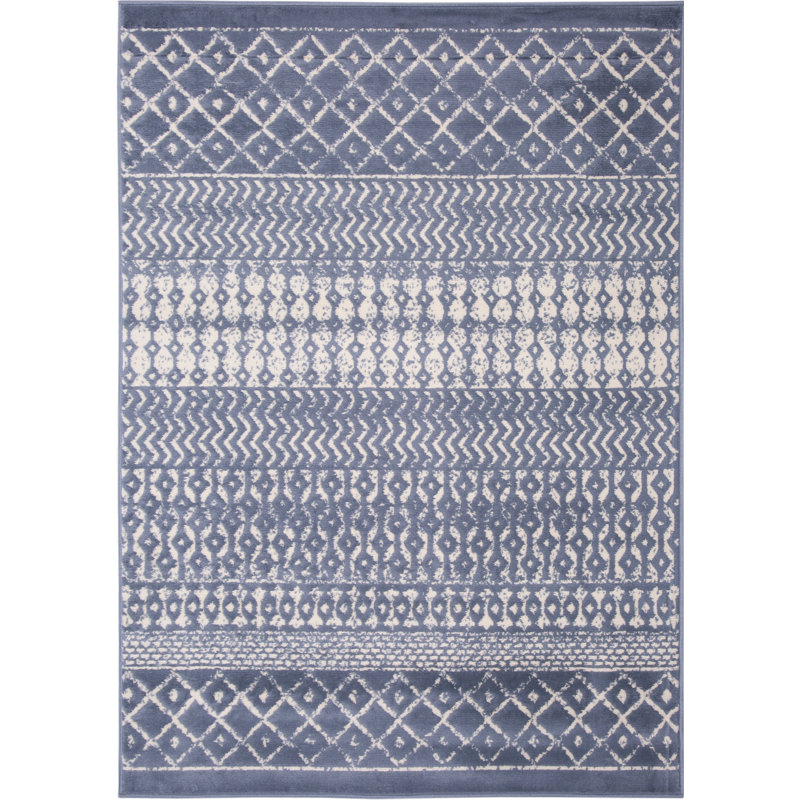 Tapis bleu Tousignant, Rectangle 5 pi x 7 pi