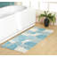 Tapis pour salle de bain Creline - Aigue-marine-619429501-758163021
