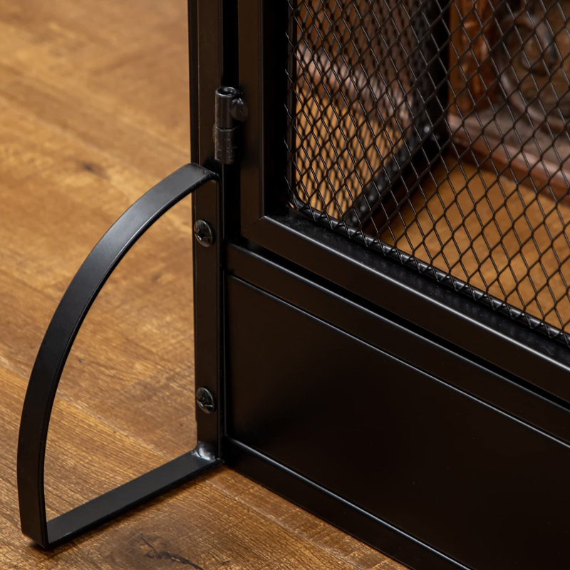 Rozzelle Metal Fireplace Screen